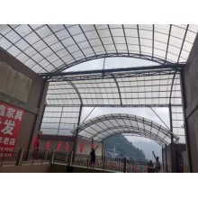大跨度鋼架，網(wǎng)架采光頂棚用輕型防火阻燃陽光板耐力板聚碳酸酯板