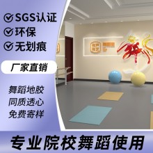 舞蹈地膠地墊專用教室專業(yè)地板膠室內(nèi)pvc房商用塑膠運動地板芭蕾